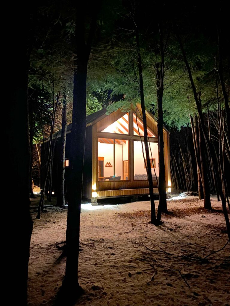 Cabañas en la ruta a Lonquimay